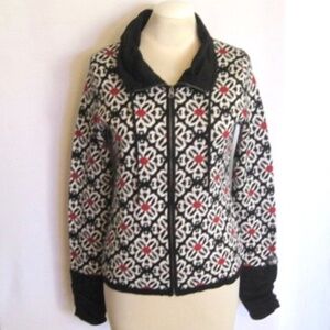 Icelandic Design Wool Blend Knit Cardigan